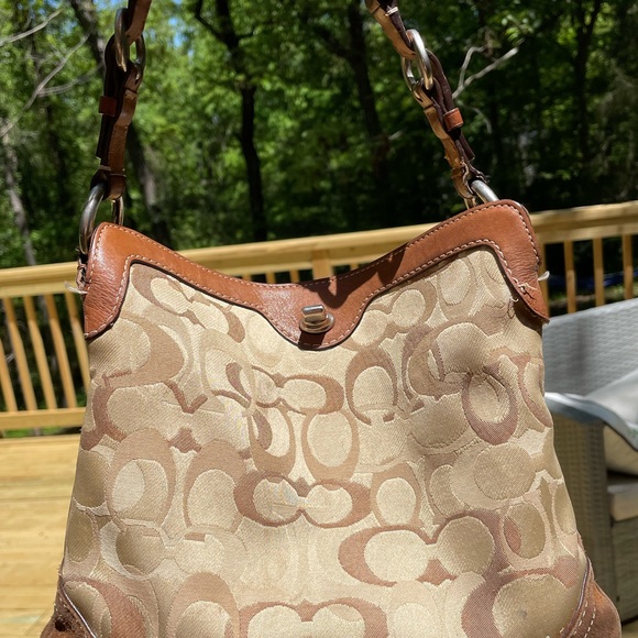 COACH Chelsea Optic Signature bag AUTHENTIC D06K - 10142 - Picture 4 of 15